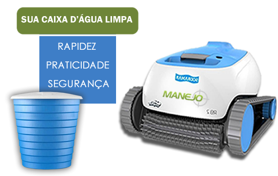 limpeza caixa agua automatizado